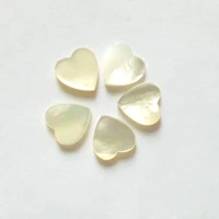 

Wholesale high quality mother of pearl heart jewelry natural white shell