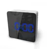 RTS home decor led screen makeup mirror digital alarm clock hot sale