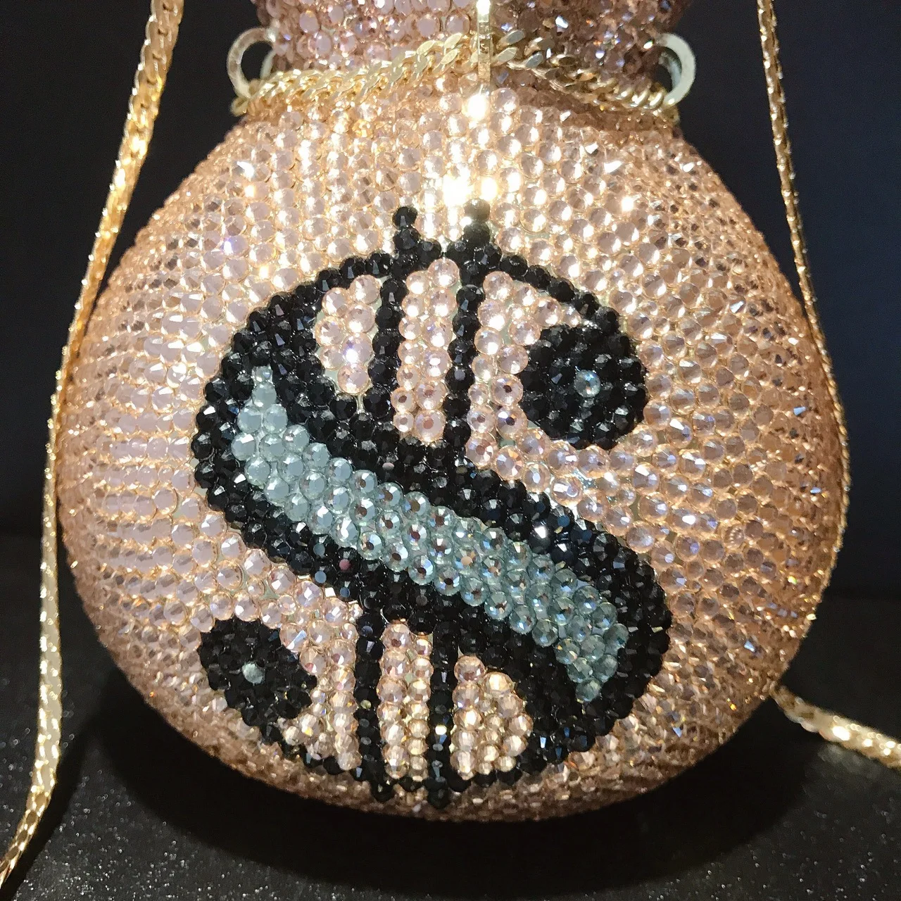 Money On My Mind Rhinestone Sparkle Clutch