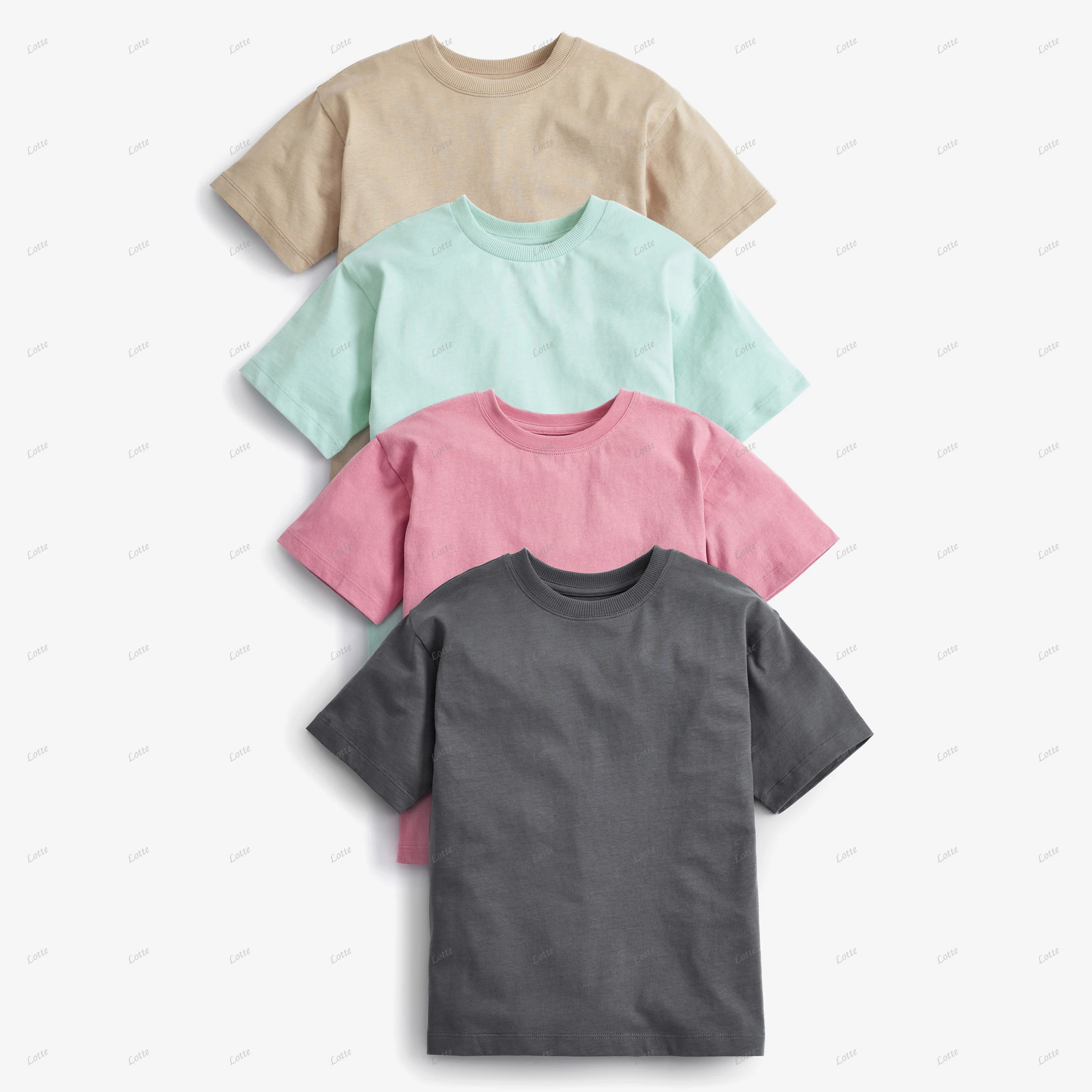 

High Quality Tshirt Crew Neck Unisex Kids Custom Cotton t Shirt With Screen Printing