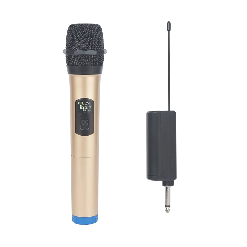 

U-1 Portable wireless universal handheld 1 ch karaoke Conference speaker dsp microphone for singing