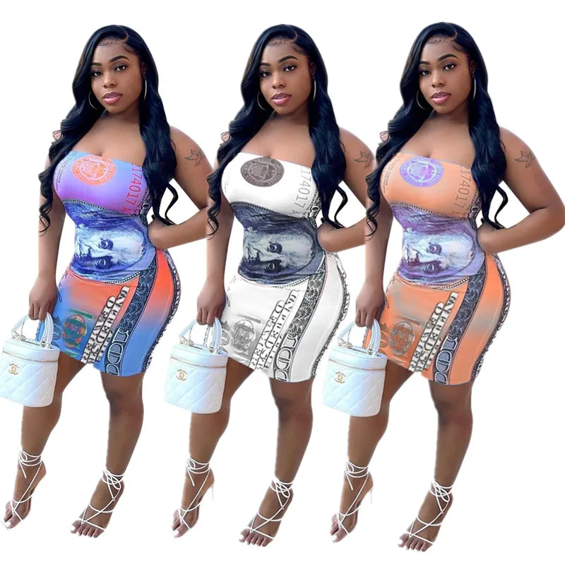 

M6155 - ladies bodycon sexy fashion off shoulder printed plus size mini dress