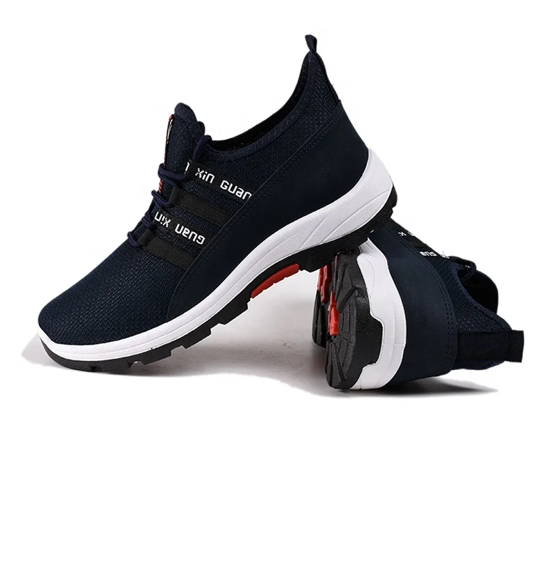 

China Factory Wholesale Supplier Men Sneaker Custom Sports Shoes, Black,blue,grey