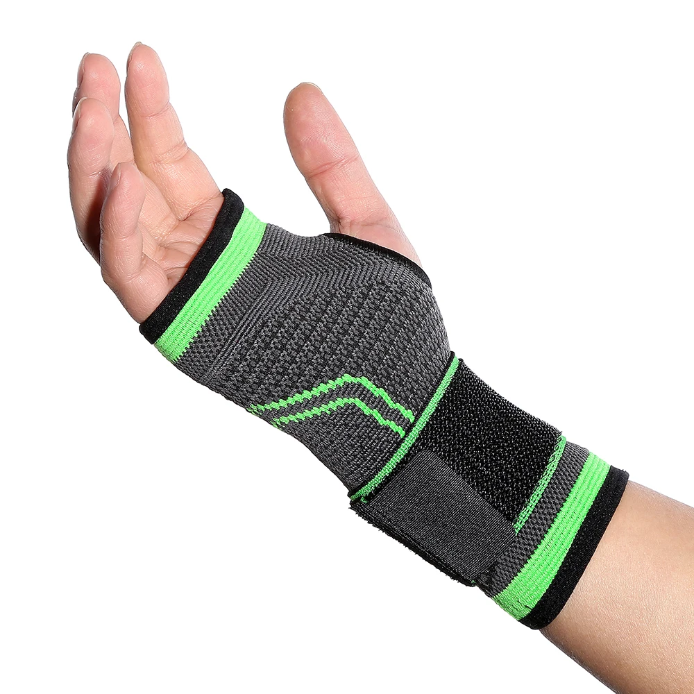 

Ultrathin Breathable Men's Wristband Arthritis Wrist Wraps Brace Sleeve Support Elastic Fitness Palm Basketbol Bileklik, Black