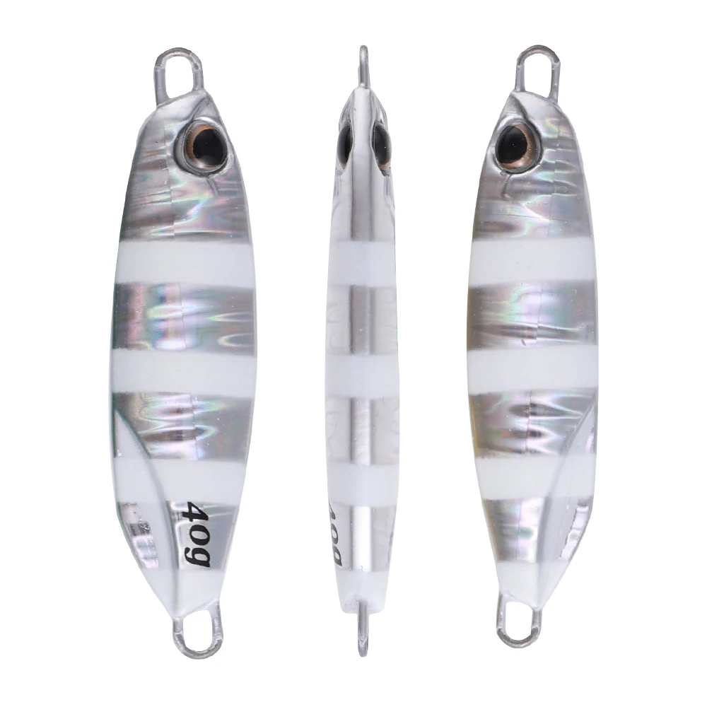 

Jiggingpro Drag Cast Slim Shore Lure Jigging 20g 30g 40g 60g 80g Outdoor Fishing Lure Slow Pitch Jigs For SeaBass