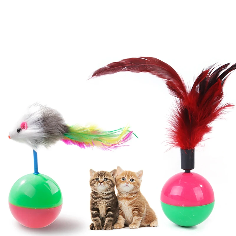 

Feather Cat Toy Interactive Funny Cat Toy Automatic Creative Mouse Toys For Cats