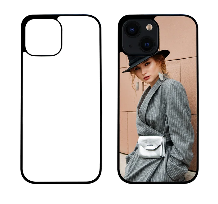 

Back To School Promotion Eco Friendly Phone Case PC Back Cover Shockproof For iphone 13 mini, Black/white/clear
