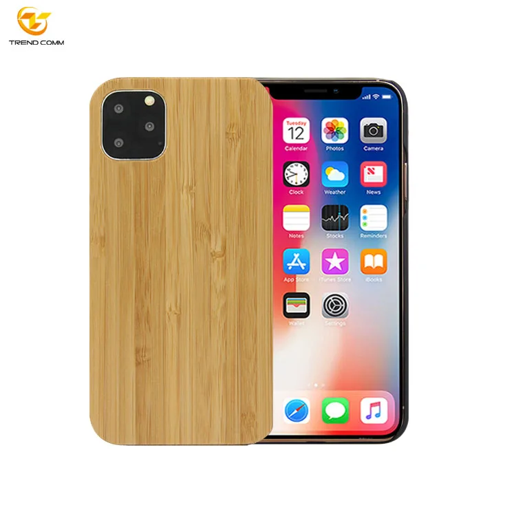 

Real Bamboo PC Wooden Cell Phone Cases Blank Wood Phone Case for iPhone