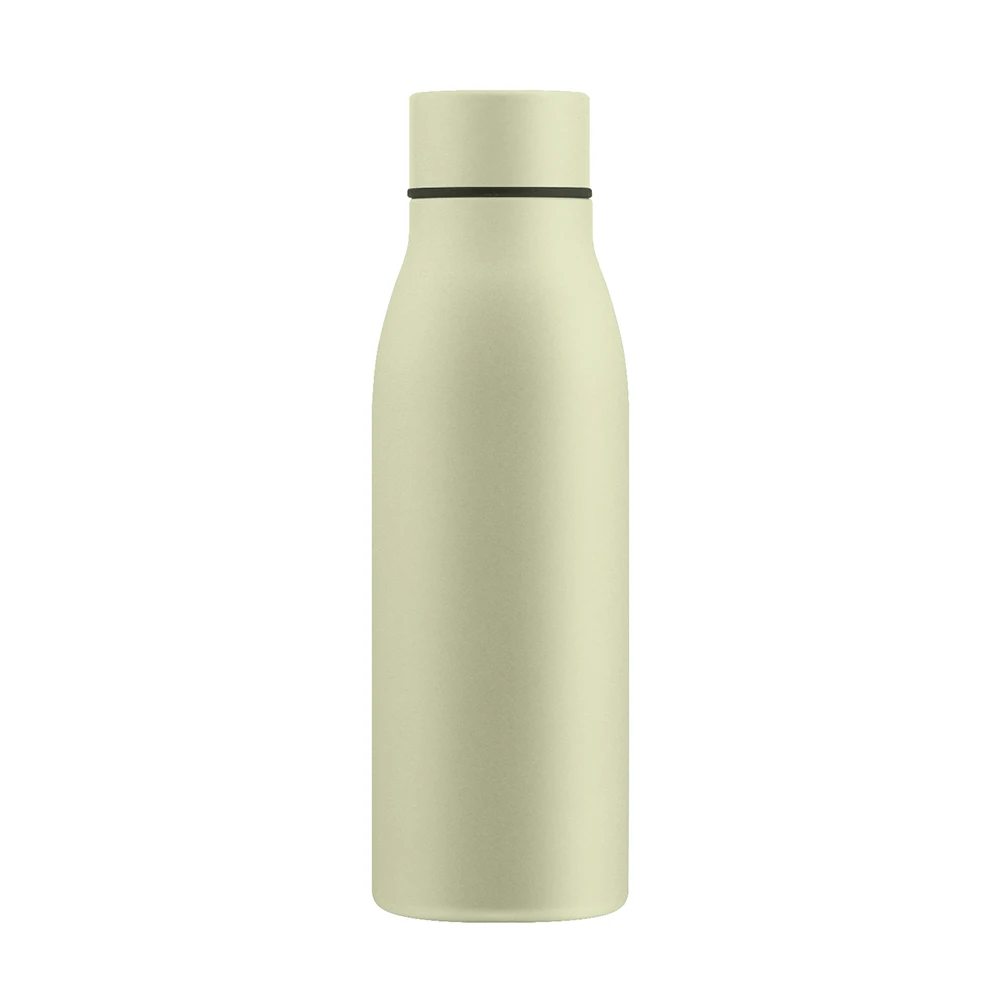 

500ml Vacuum thermos flask insulated double wall stainless steel water bottle custom logo with metal lid