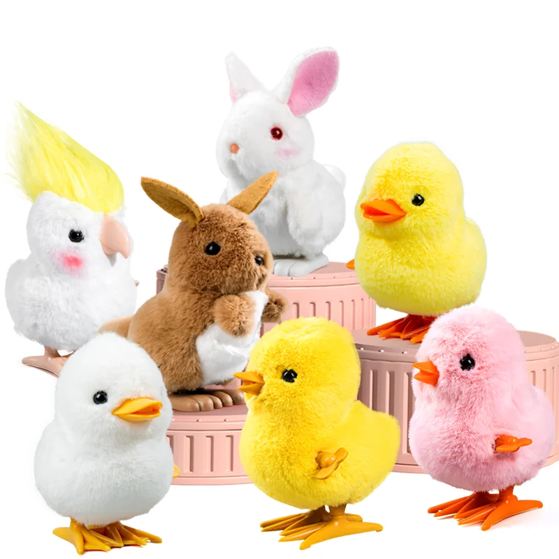 

Educational toys Wind Up animal rabbit and kangaroo Clockwork toy animals new design For Children wind up toys