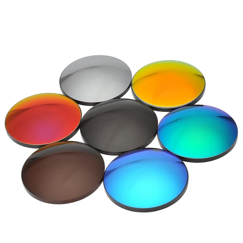 

Mirror Coating Uncut Danyang Wholesale Sunglass CR39 1.56 Plano Polarized Optical Lenses, Gray & brown