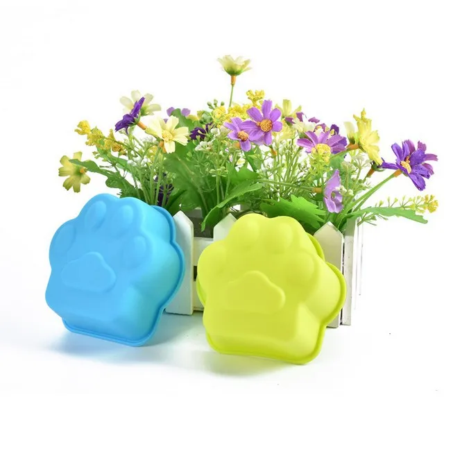 

Dog Cat Paws Shape Silicone Cake Mold Kitchen DIY Bakeware Molds