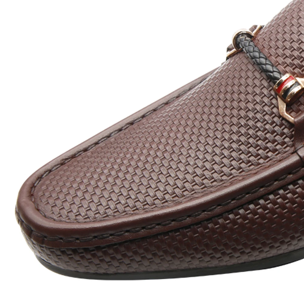 
Men Slip-on Moccasin Driving Shoes Cow leather breathable Loafers 
