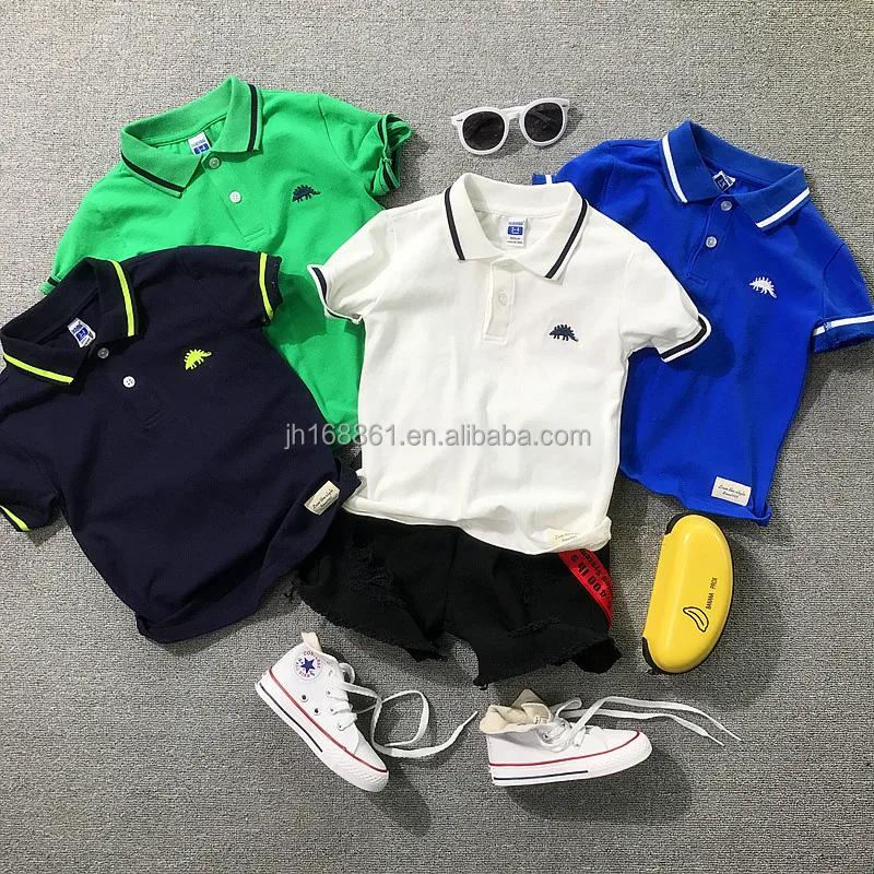 

2021 high quality summer new children's wear short sleeve suit + printed shorts two sets of children's wear wholesale, Picture