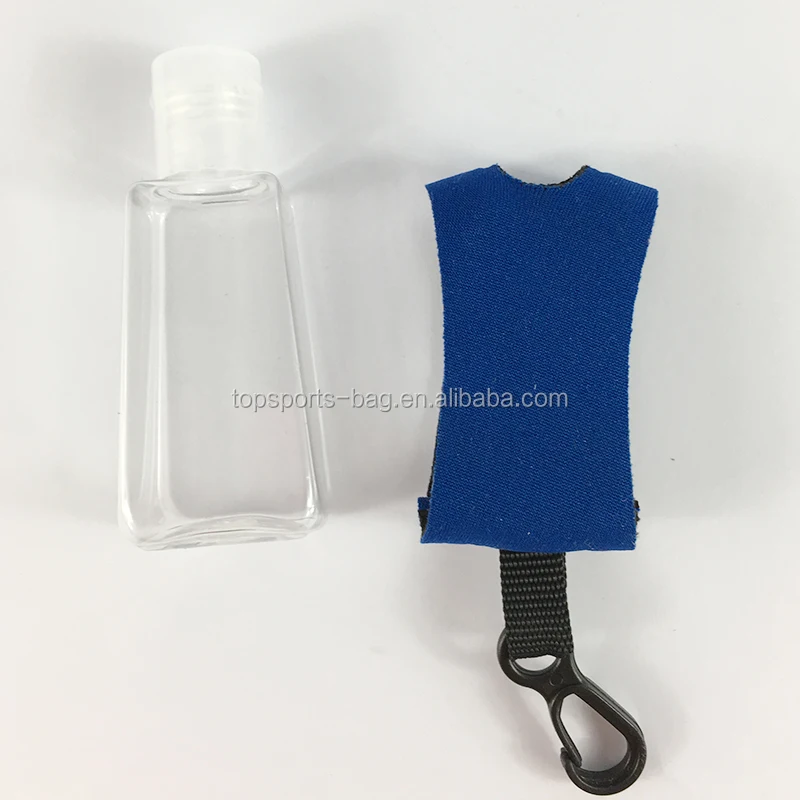 

1 oz Empty Hand Sanitizer Bottle with Neoprene Sleeve, Customized color