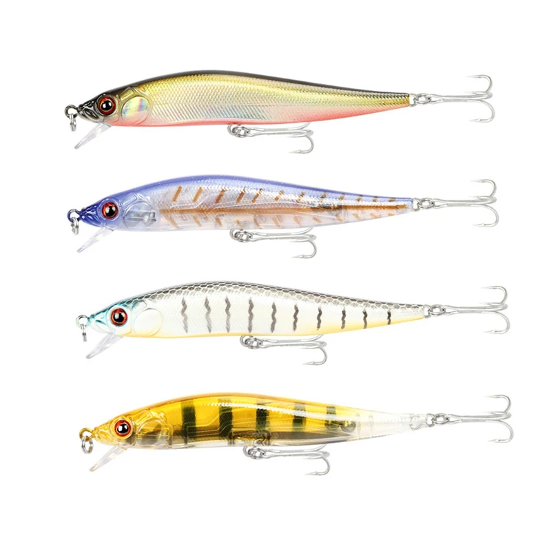 

Custom Artificial Fishing Lures Hard Bait 3D Eyes Fishing Wobblers Crankbait Minnows