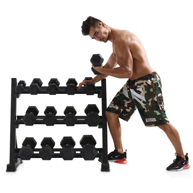 

Model ST1832 Cheaper Gym Equipment Stand Chrome Circle Hex Dumbbell Rack