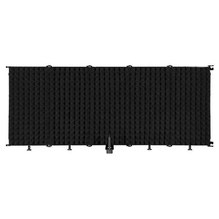

Plastic 5 Door Big Background Microphone Sound Mic Isolation Shield Windshield Soundproof Acoustic