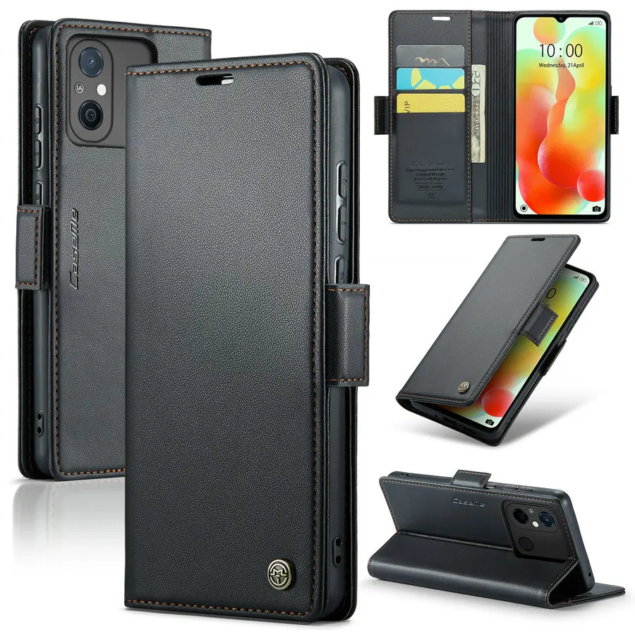

CaseMe Official Store 2023 for Redmi 11A 12C Case Accessories RFID Protector Luxury Leather Flip Cards Case for Redmi 11A 12C