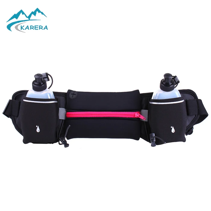 

Custom Runners Running Hydration Belt Pack Waist Bag with Water Bottle Holder