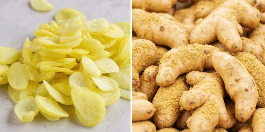 Fresh ginger roots