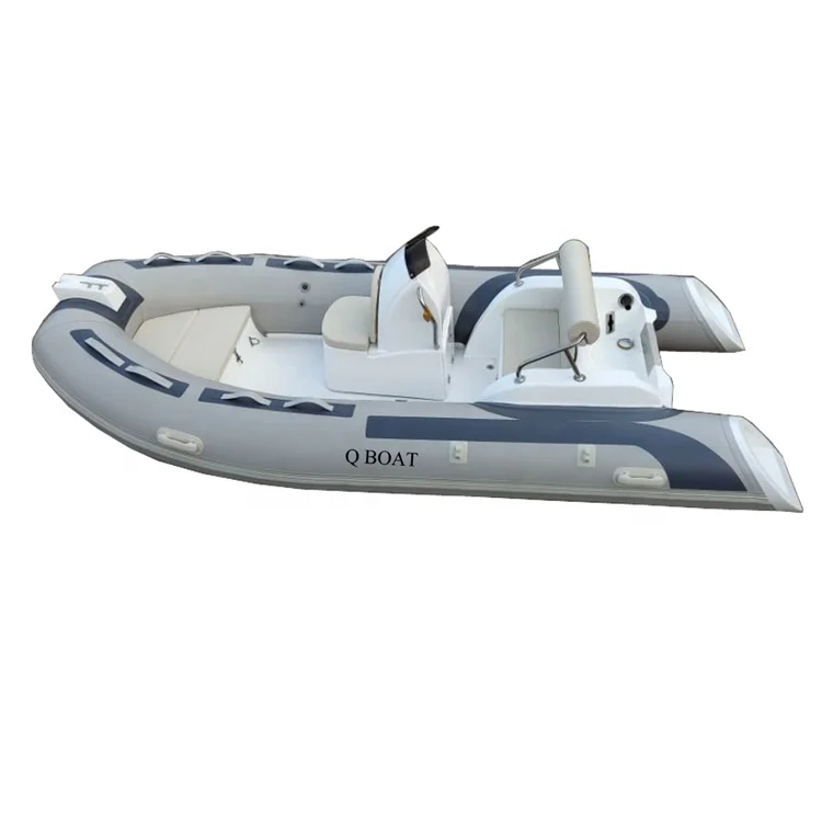 

Customer 6 Persons RIB390 Inflatable Boat Semi Rigid Boat, Any color