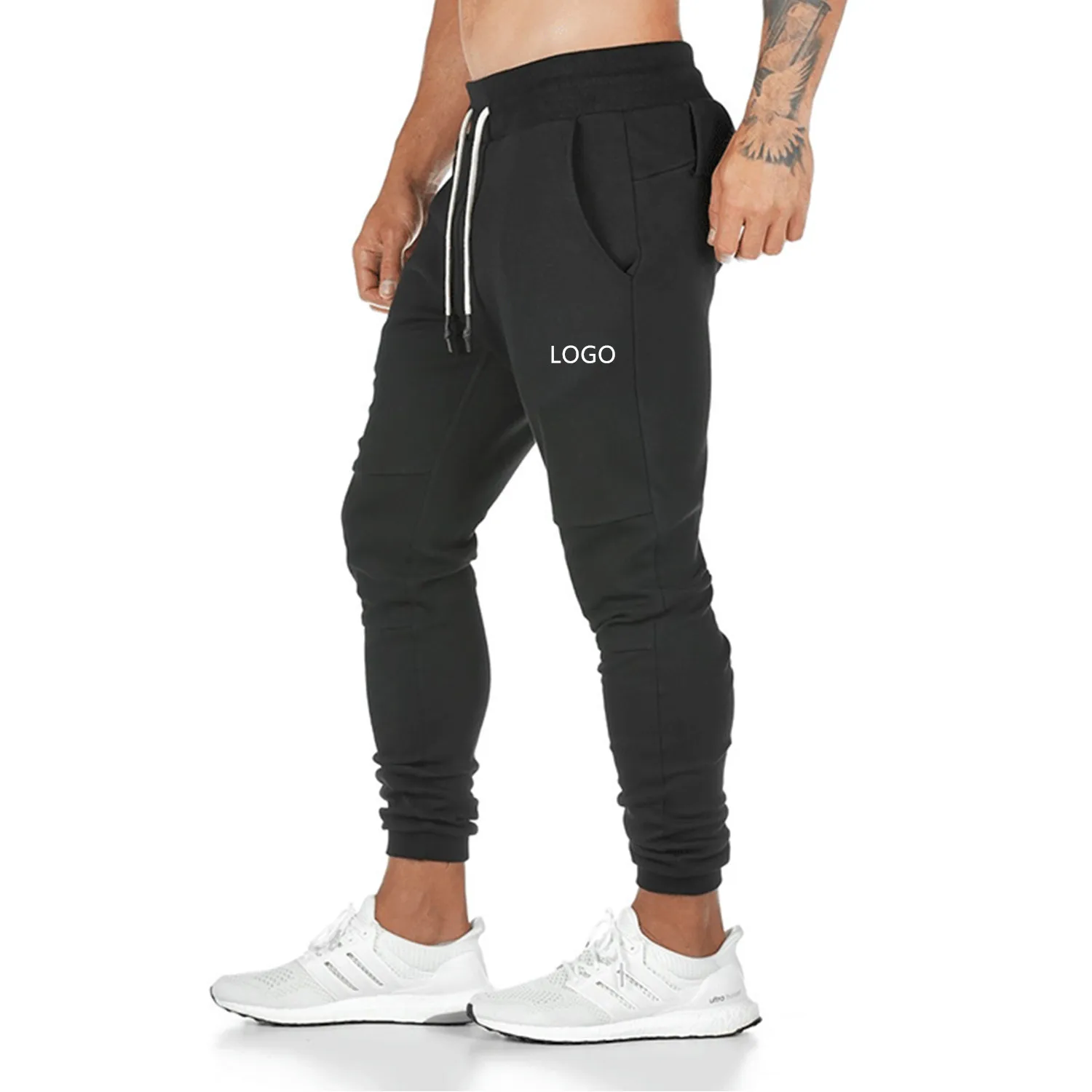 

New Design Towel Hanging 100% Cotton Sport Sweatpants Men Slim Fit Track Pants Mens