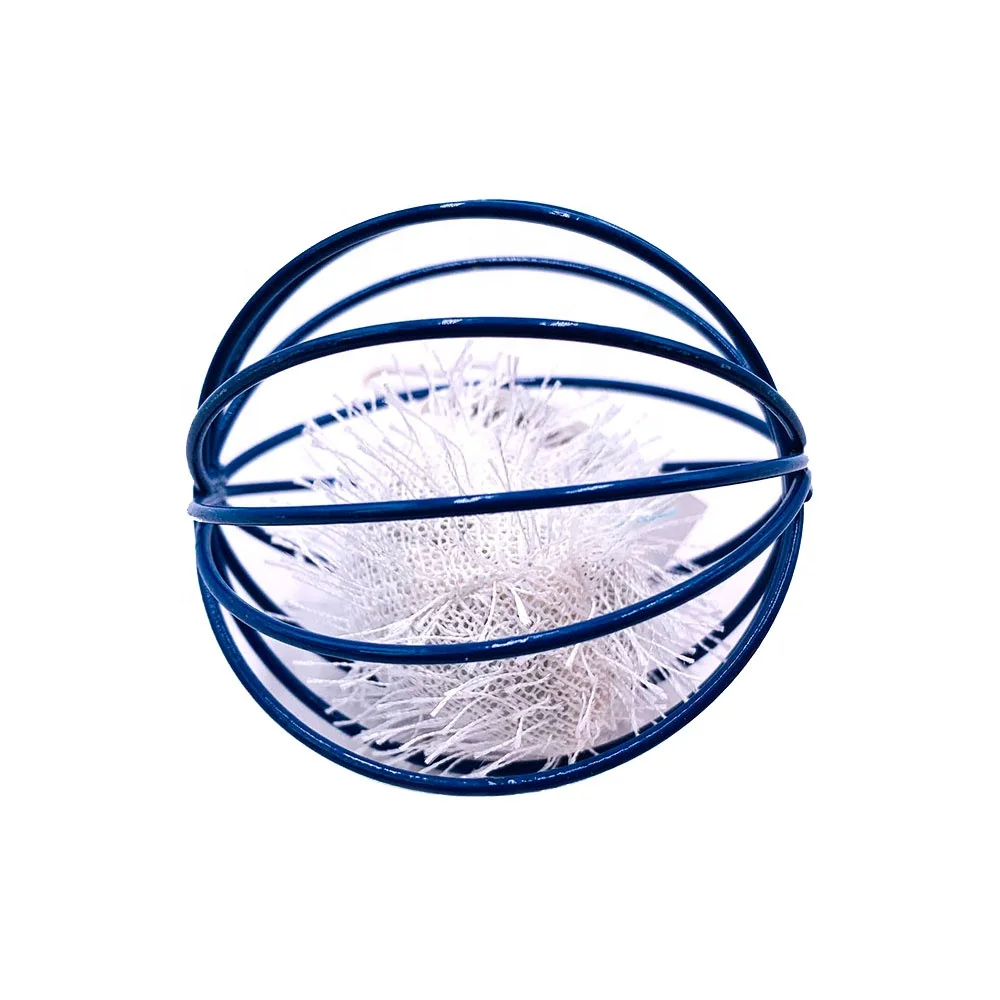 
custom premium hunt plush supplies catnip stuffed Lattice balls cat toys 