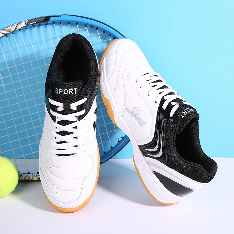 

Size 38-45 Men Sports Table Tennis Shoes Students Professional Badminton Anti-Slippery Indoor Outdoor Tennis Sneakers