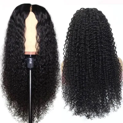 

Wigs African small curly black mid-point wig supplies female long curly hair chemical fiber hair cover wigs woman