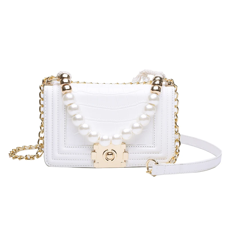 
Source of origin is from Beijing, China ladies Pearl crossbody bag PU+Frosted 