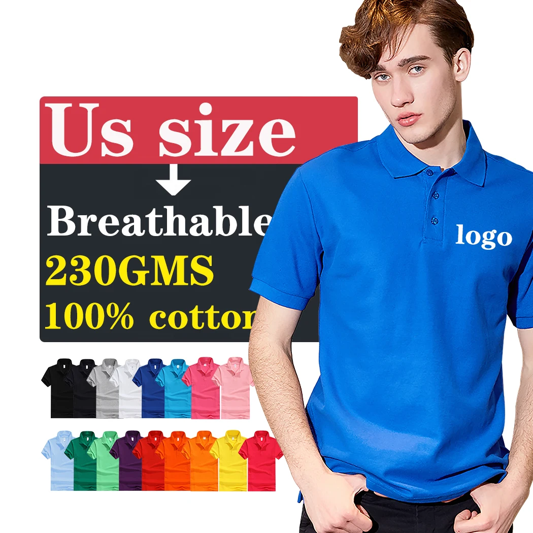 

us size mens polo shirts t-shirt golf polo shirt embroidered custom polo shirt 100% cotton