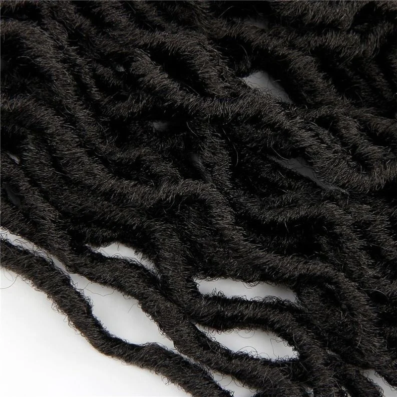 

JHCENTURY European American Woman Dreadlocks Synthetic Hair Extensions, Multicolor