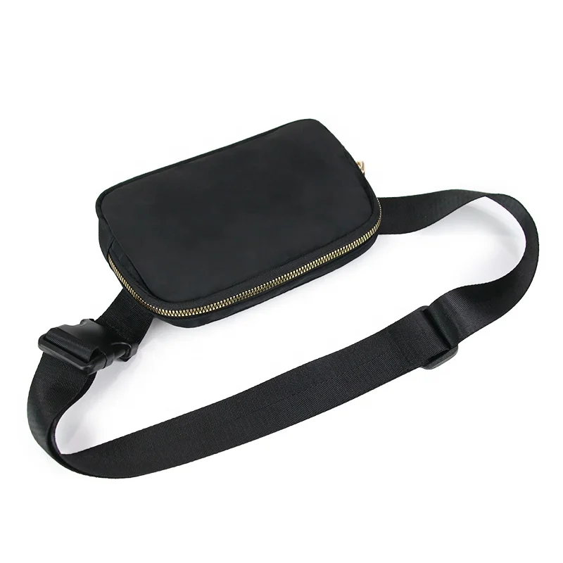 

New Design Large Fitness Sport Bum Bag Fanny Pack Running Wholesale Women Custom Nylon Waist Bag With Adjustable Strap