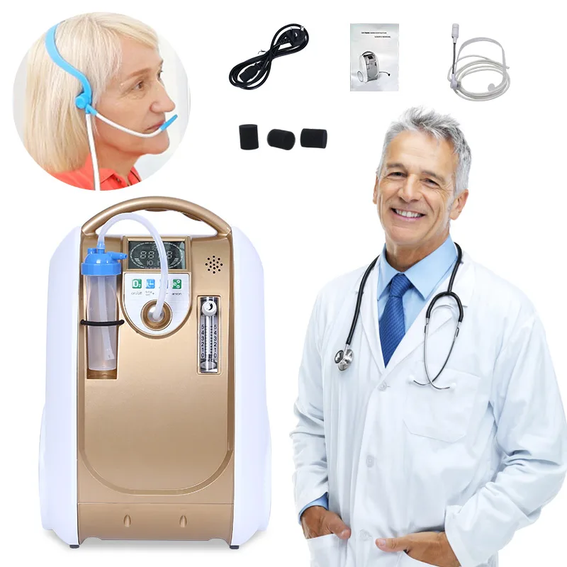 

Olv-b1home Mini Oxygen-concentrator Battery Small Portable Electric Oxygen Concentrator with Trolley Health Care 1-5l/min Adjust