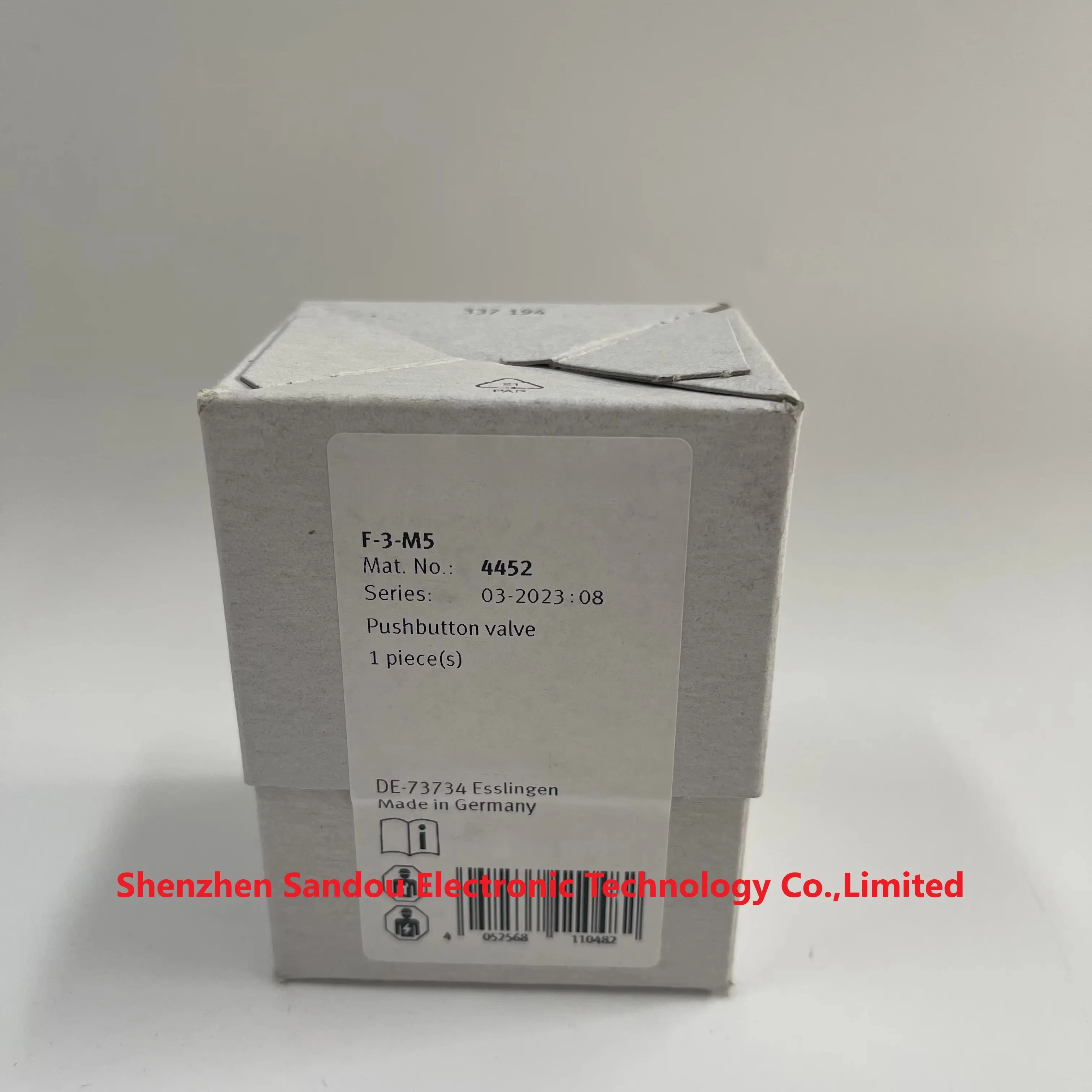 New and Original Button Valve F-3-M5 4452