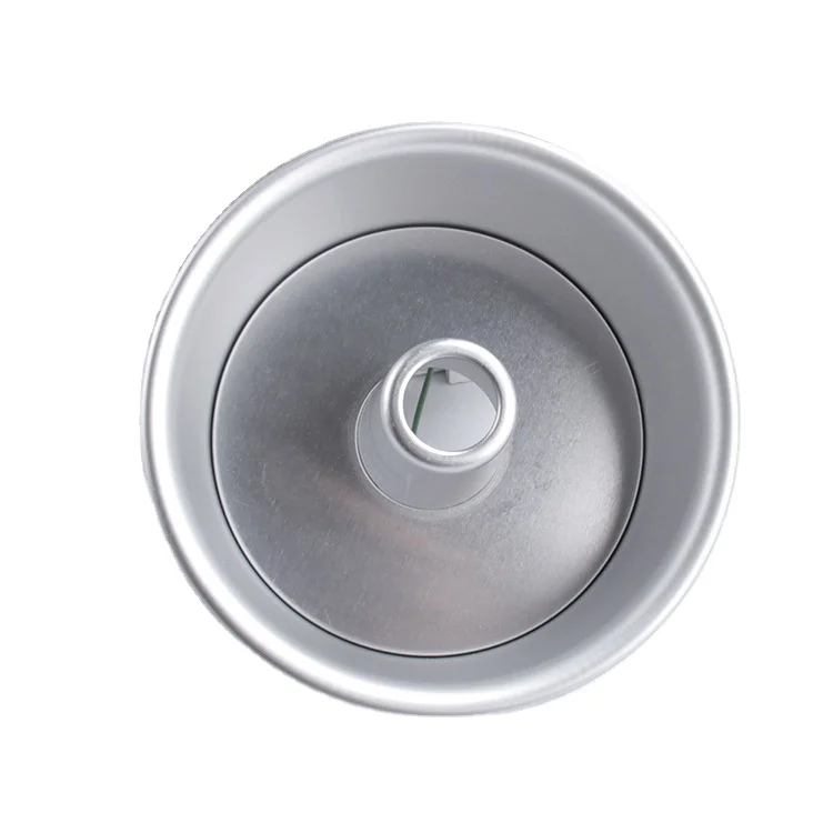 

round middle hole Alloy Chiffon Cake toast bread Pan Removable Bottom middle Hollow Chimney Cake Mold DIY Baking Cake Tools