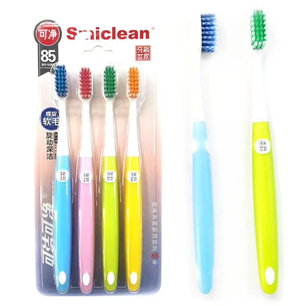 

Toothbrush sanxiao adult toothbrush price teeth whitening, Sky blue, vermicelli, green, orange