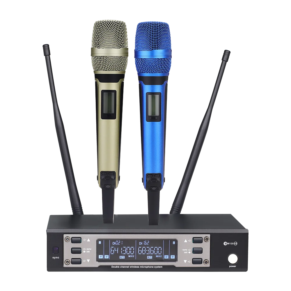 

EW135G4 SKM9000 2 Channel Set System Dual Wireless Microphone Uhf Perform For The Stage