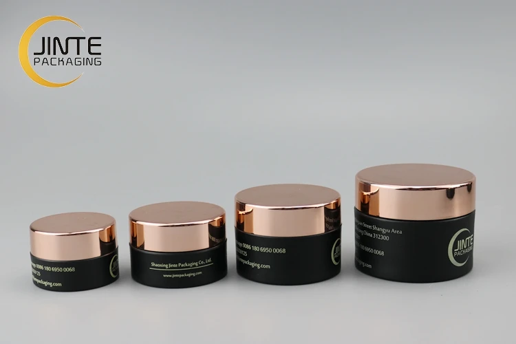 Download 1oz 2oz 3oz 4oz 5oz 8oz Empty Jar Matte Black Petg Cosmetic Plastic Jars With Rose Gold Lid For Body Butter View 2oz Plastic Jar Jinte Product Details From Shaoxing Jinte Packaging PSD Mockup Templates