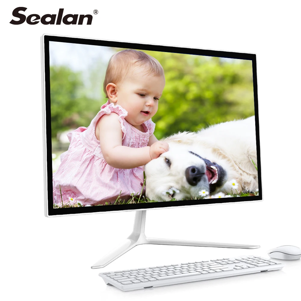 

SEALAN  inch desktop computer hardware pc core i3 cpu ram 4g ddr3 hdd 320g with wifi all in one pc