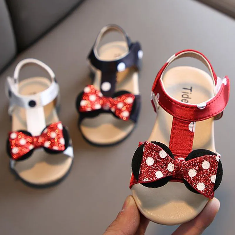 

Girl Sandals New Summer Sandals Children Girls Shoes Infant Kids Sandal Baby Girls Bow Princess Rubber Sandals Shoes