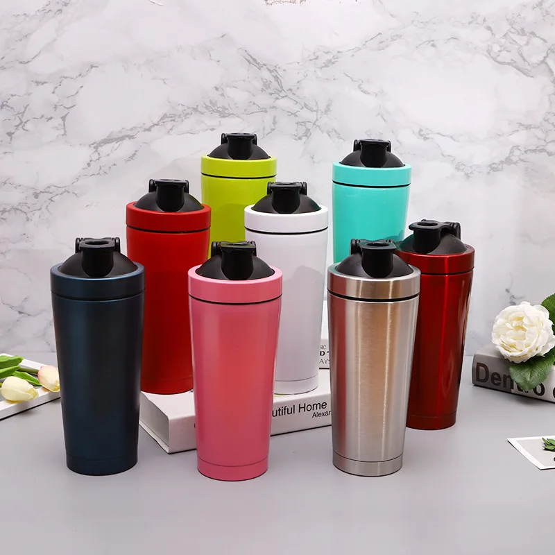 

500ML Wholesale Popular Customized Logo 500 ml stainless steel protein shaker water bottle, Customized color acceptable