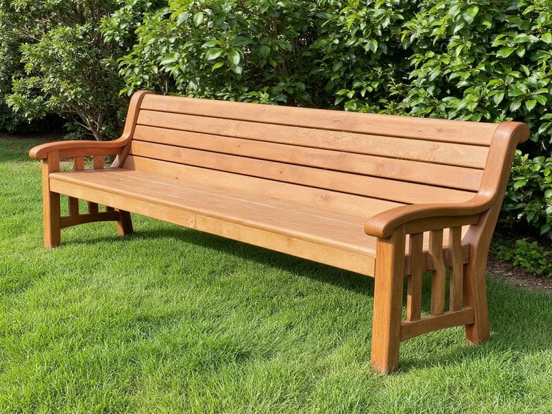 Proper spacing for outdoor bench seat planks