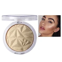 

Wholesale Makeup Highlighter Lasting Brighten Trimming Single Color Contour Shading Powder Diamond Glow Highlight Pressed Powder