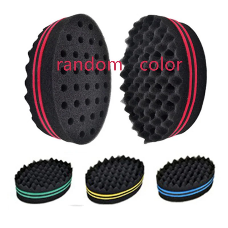 

Twist Hair Sponge Curl Brush For Afro Natural Coil Wave Barber Hair Braider Styling Tool Accessories Wholesale Dropshipping, Random color