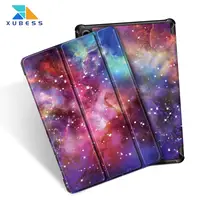

Pattern PU leather tablet cover case for samsung galaxy Tab s6 10.5 inch T860 T865 ultra slim tri-fold bracket cases