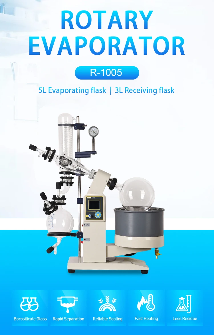 R1005 Rotary Flash Evaporator Vacuum Evaporation System Buy R1005