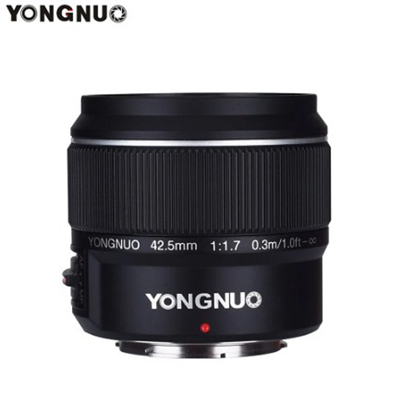 

YONGNUO YN42.5mm F1.7 Large Aperture AF/MF Standard Camera Prime Lens For DSLR Cameras GH5 M4/3 Mount