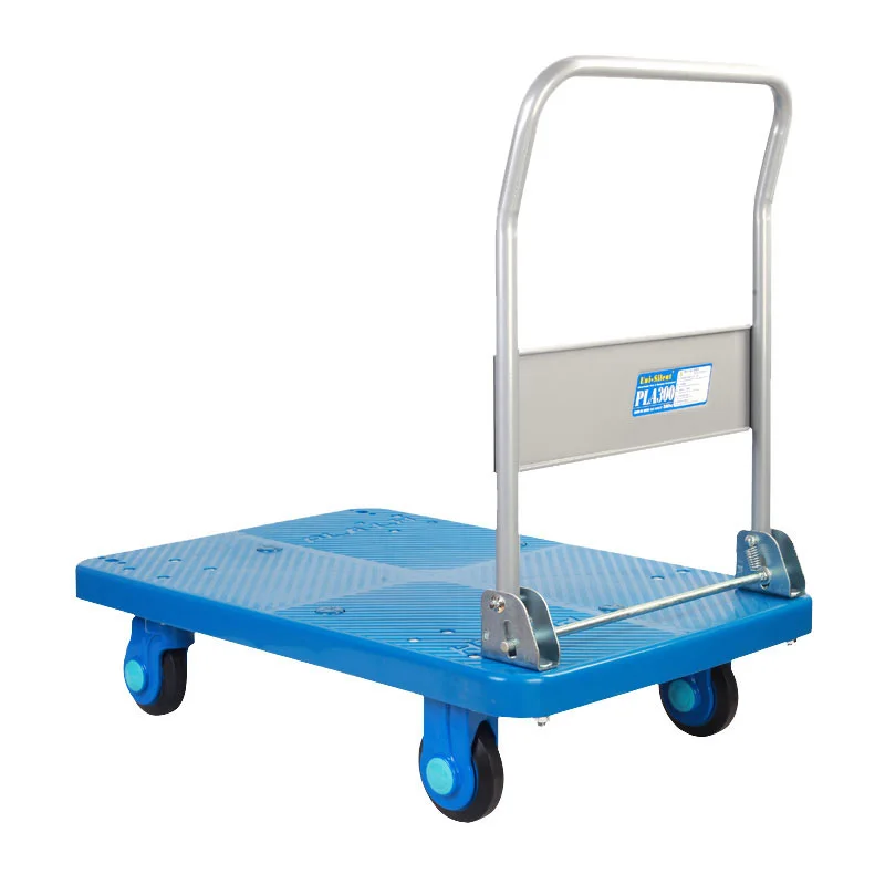 

Uni-Silent 300kgs Folding Moving Warehouse Push Cart Platform Hand Trolley PLA300N-DX